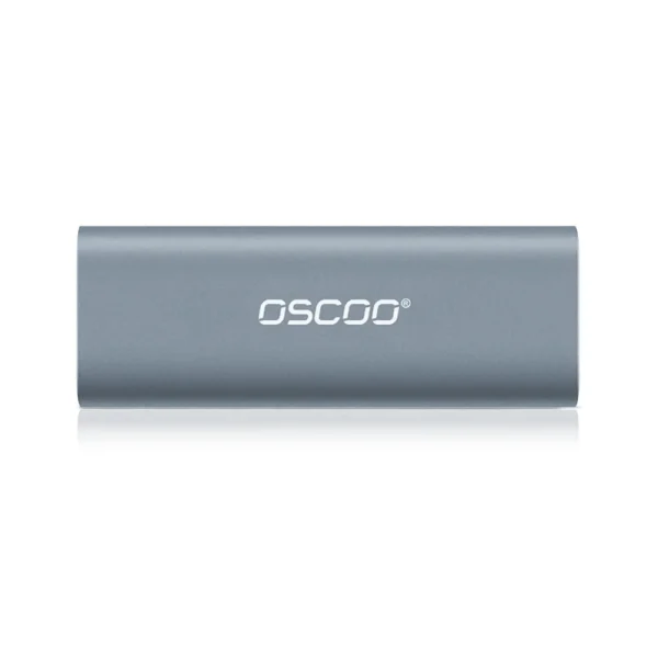 OSCOO SP2 NGFF M.2 NVMe SSD Enclosure, USB3.2 Gen2, 10Gbps, Type C, Aluminium Alloy Case, Compatible with M.2 2230, 2242, 2260, 2280 SSD