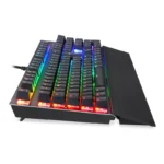 Philco Gaming PKB92 Full ARGB Mechanical Gaming Keyboard With Detachable Wrist Rest – Brushed Aluminum Build – OUTEMU Brown Switches - Image 3