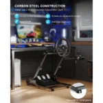 PXN A10 PC Racing Wheel Stand - Simulator Cockpit Wheel Stand Racing Steering Shifter Mount fit for VD4 VD6 V99 V10 V12 Lite G29 G920 G923 R3 R5 T300 (Gaming Wheel, Pedals & Shifters Not Included) - Image 5