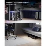 PXN A10 PC Racing Wheel Stand - Simulator Cockpit Wheel Stand Racing Steering Shifter Mount fit for VD4 VD6 V99 V10 V12 Lite G29 G920 G923 R3 R5 T300 (Gaming Wheel, Pedals & Shifters Not Included) - Image 3