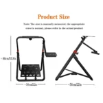 PXN-A9 Steering Wheel Stand for Logitech G29 G25 G27 G920 G923 for Thrustmaster T300RS/T300GT/ T500RS/TGT/TS Foldable Racing Simulator Cockpit Adjustable Racing Wheel Stand - Image 3