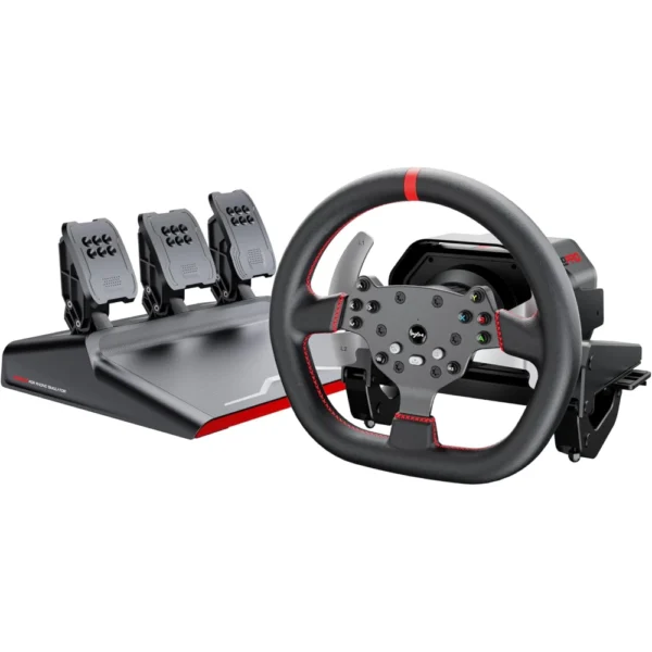 PXN V10 Pro Racing Wheel, 3.2Nm Direct Drive Torque, Multi-Platform Compatible for PC, Xbox, PS4