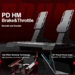 PXN VD4 Bundle Racing Setup with 4Nm Direct Drive Servo Motor Base, 11" W AS Racing Wheel & PD HM Brake & Throttle Pedals, Force Feedback Steering Wheel - Image 2