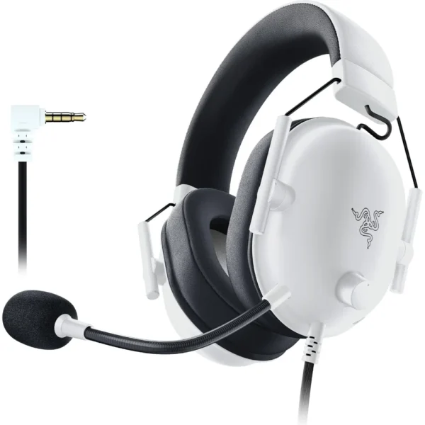 Razer BlackShark V2 X - White - Multi-Platform Wired Esports On-Ear Headset - RZ04-03240700-R3M1
