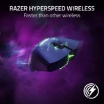 Razer DeathAdder V3 Pro Wireless Gaming Mouse + Hyperpolling Wireless Dongle: 63g Ultra Lightweight - Focus Pro 30K Optical Sensor - Optical Switches Gen-3-5 Programmable Buttons - Black - Image 5