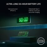 Razer DeathStalker V2 Pro Tenkeyless Wireless Low-Profile RGB Optical Gaming Keyboard - Linear Red - Image 3