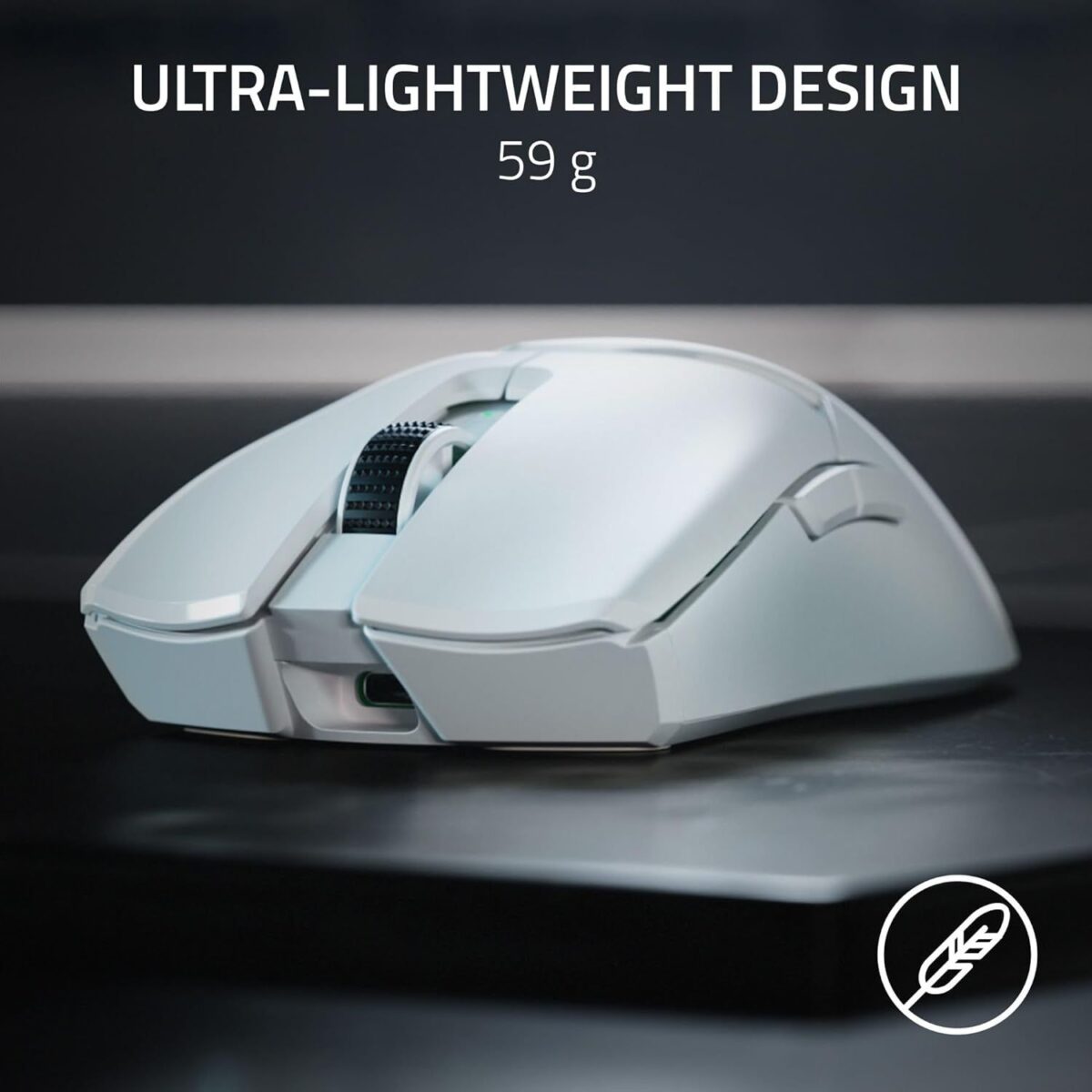 Razer Viper V2 Pro HyperSpeed Wireless Gaming Mouse - White - Image 3
