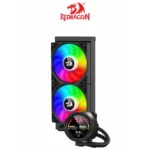 Redragon CCW-1019 240mm Digital ARGB CPU Liquid Cooler, Temperature Display, 2x 12cm Fans - Image 2