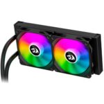 Redragon CCW-3011 ARGB Liquid CPU Cooler, 240mm Radiator, 2x 120mm Fans with PWM Control - Image 2