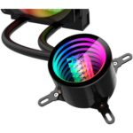 Redragon CCW-3011 ARGB Liquid CPU Cooler, 240mm Radiator, 2x 120mm Fans with PWM Control - Image 4