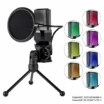 Redragon GM212 Adne RGB Streaming Microphone with Pop Filter - Image 2
