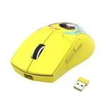 Redragon K1NG MAX M918 PRO 1K Hz 3-Mode Wireless Gaming Mouse - Yellow - Image 2