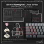 Redragon K617 Fizz Rapid Trigger Gaming Keyboard - Mist Grey - 60% 61 Keys Wired Mechanical Keyboard w/Hyper-Fast Actuation, Dedicated Magnetic Switch, Actuation Point Adjustable, 8K Hz Polling Rate - Image 4