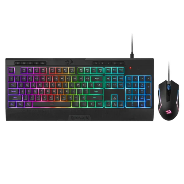 Redragon S151 Membrane Gaming Keyboard & Mouse Wired Combo - Black