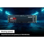SAMSUNG 990 PRO Series - 4TB PCIe Gen4. X4 NVMe 2.0c - M.2 Internal SSD - Image 2