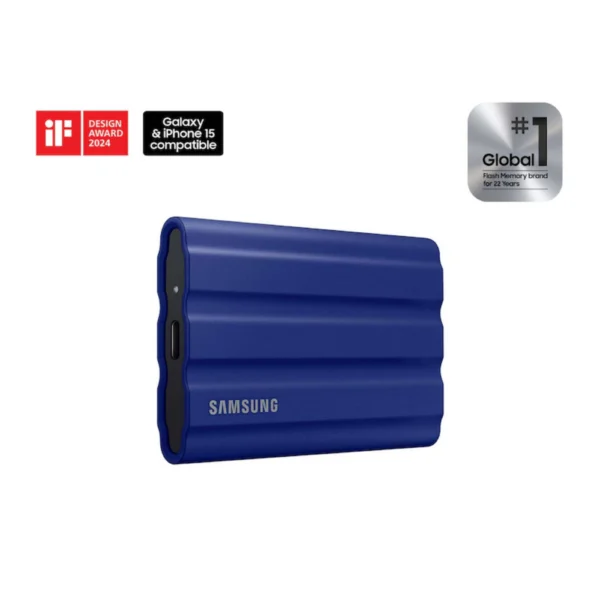 Samsung T7 Shield USB 3.2 Portable External SSD, Up to 1050MB/s - 2TB