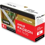 Sapphire 11324-01-20G Pulse AMD Radeon RX 7600 Gaming Graphics Card with 8GB GDDR6, AMD RDNA 3 - Official SAPPHIRE Refurbished - Image 7