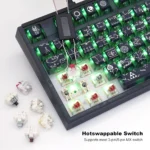 SKYLOONG GK87 Pro Wireless Mechanical Keyboard with TFT Screen - Crazy Scientist - Red Switches - Image 3