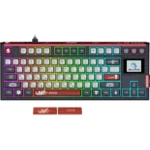 SKYLOONG GK87 Pro Wireless Mechanical Keyboard with TFT Screen - Spartan - Red Switches