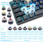 Skyloong GK68 Black Tri-mode Wireless RGB Mechanical Keyboard - Yellow Switches - Image 2