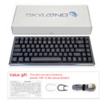 Skyloong GK84 Black Tri-mode Wireless RGB Mechanical Keyboard - Red Switches - Image 3