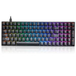 Skyloong GK96 Black Tri-mode Wireless RGB Mechanical Keyboard - Red Switches
