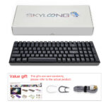 Skyloong GK96 Black Tri-mode Wireless RGB Mechanical Keyboard - Red Switches - Image 3