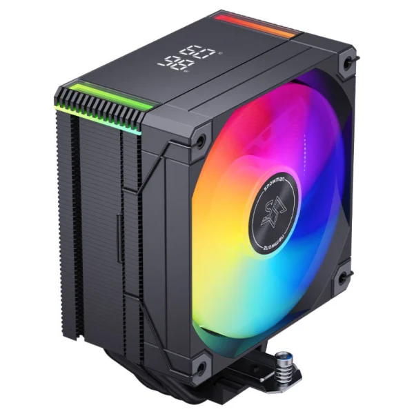 SNOWMAN MT4-V4 Digital ARGB Dual Tower CPU Cooler - Black