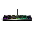 SteelSeries Apex 5 Hybrid Mechanical Gaming Keyboard – Per-Key RGB Illumination – Aircraft Grade Aluminum Alloy Frame – OLED Smart Display (Hybrid Blue Switch) - Image 4