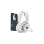 SteelSeries Arctis Nova 5P Wireless Multi-System Gaming Headset — Neodymium Magnetic Drivers — 100+ Audio Presets — 60 HR Battery — 2.4GHz or BT — ClearCast Gen2.X Mic — PS5, PS4, PC, Switch, Mobile, White - Image 4