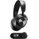 SteelSeries Arctis Nova Pro Wireless Xbox Multi-System Gaming Headset - Premium Hi-Fi Drivers - Active Noise Cancellation Infinity Power System - Stealth Mic - Xbox, PC, PS5, PS4, Switch, Mobile