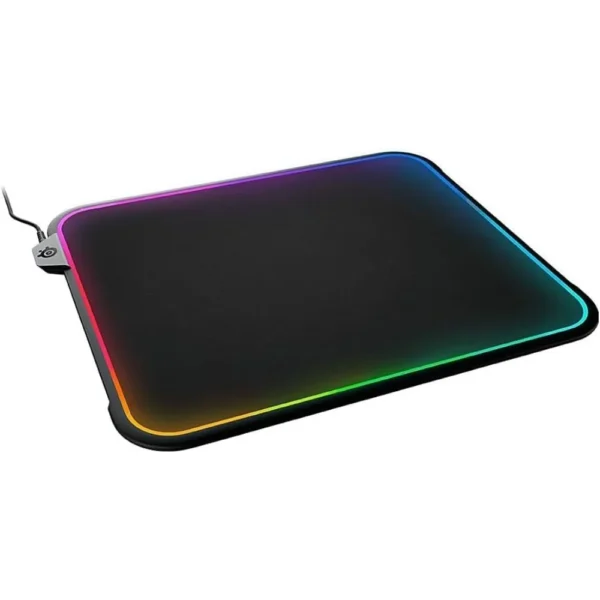 SteelSeries QcK Gaming Mouse Pad - Medium RGB Prism Cloth - Optimized For Gaming Sensors