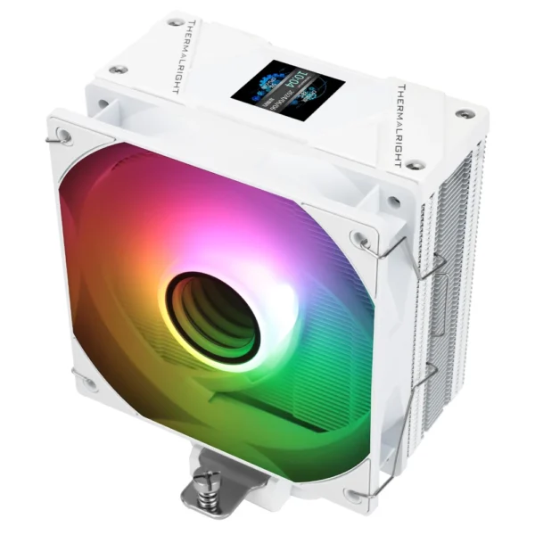 Thermalright Assassin Spirit 120 Vision LCD ARGB CPU Air Cooler - White