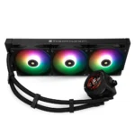 Thermalright Core Vision 360 ARGB 360mm AIO Liquid CPU Cooler, IPS LCD Screen - Black - Image 5