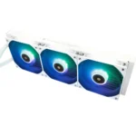 Thermalright Core Vision 360 ARGB 360mm AIO Liquid CPU Cooler, IPS LCD Screen - White - Image 4