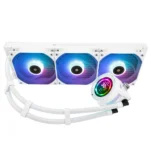 Thermalright Core Vision 360 ARGB 360mm AIO Liquid CPU Cooler, IPS LCD Screen - White - Image 5