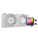 Thermalright Frozen Vision 240 ARGB 240mm AIO Liquid CPU Cooler, IPS LCD Screen - White
