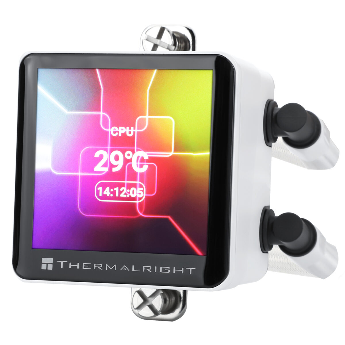 Thermalright Frozen Vision 240 ARGB 240mm AIO Liquid CPU Cooler, IPS LCD Screen - White - Image 2