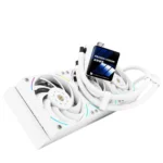 Thermalright Frozen Vision 360 ARGB 360mm AIO Liquid CPU Cooler, IPS LCD Screen - White - Image 2