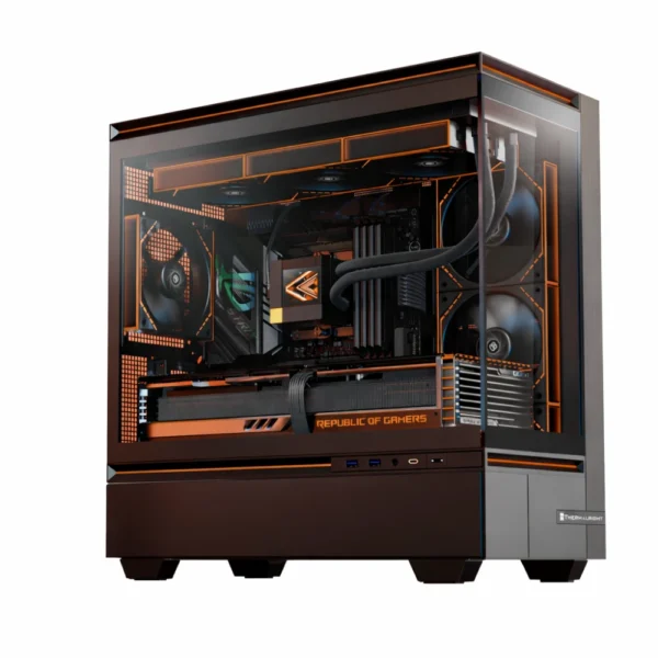 Thermalright TL-M10 Micro-ATX ARGB Desktop Case - Black- 4x ARGB Fans Pre-Installed