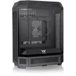 Thermaltake The Tower 600 ATX Mid-Tower PC Gaming Case, 2x Pre-installed CT140 Fans, Without LCD Screen - Black