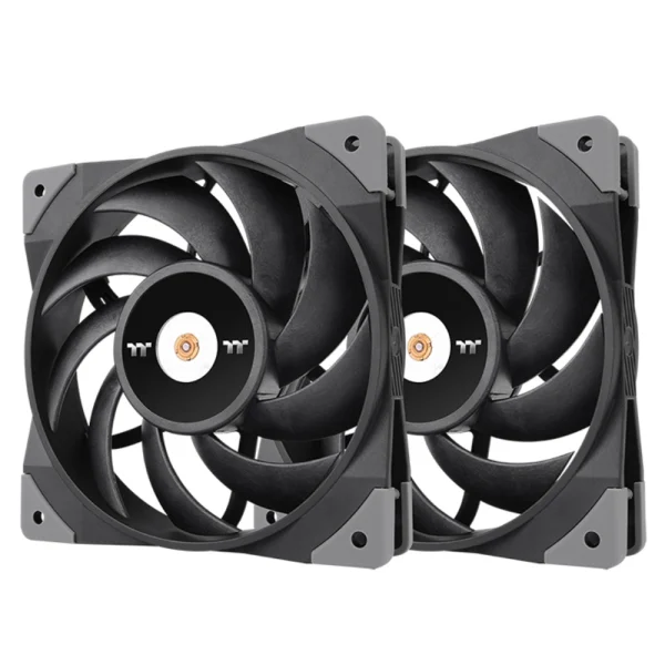 Thermaltake TOUGHFAN 12 High Static Pressure Radiator Fan, 2-Pack - Black