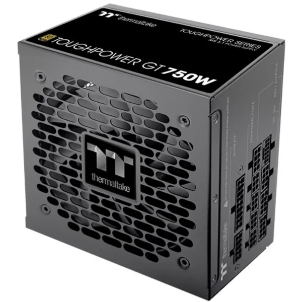Thermaltake Toughpower GT 750W Gold Fully Modular Power Supply, PCIe 5.1/ATX 3.1 Compatible, PCIe 12V-2x6