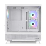 Thermaltake View 270 TG ARGB V2 ATX Mid-Tower PC Gaming Case, 3x Pre-installed ARGB Lite Fans - Snow - Image 3