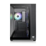 Thermaltake View 380 TG ARGB ATX Mid-Tower PC Gaming Case, 4x Pre-installed ARGB Lite Fans - Black - Image 2