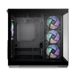 Thermaltake View 380 TG ARGB ATX Mid-Tower PC Gaming Case, 4x Pre-installed ARGB Lite Fans - Black - Image 3