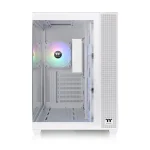 Thermaltake View 380 TG ARGB ATX Mid-Tower PC Gaming Case, 4x Pre-installed ARGB Lite Fans - Snow - Image 2