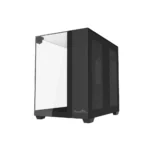 Thunder Battle Station TGC-666 Case - Black - Three sided tempered glass panels - Dual-chamber ATX Mid Tower - Up to 2 × 360mm radiators - 4x ARGB Inf Fans Included - Image 7