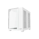 Thunder Battle Station TGC-666 Case - White - Three sided tempered glass panels - Dual-chamber ATX Mid Tower - Up to 2 × 360mm radiators - 4x ARGB Inf Fans Included - Image 6
