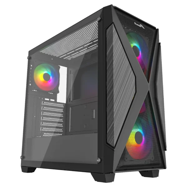 Thunder Diesel TGC-684 ATX Gaming Case - 3 ARGB Fans Pre-Installed